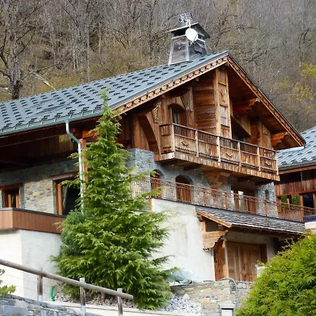 Cosy A Champagny En Vanoise Avec Sauna Et Vue Montagne 木屋 *