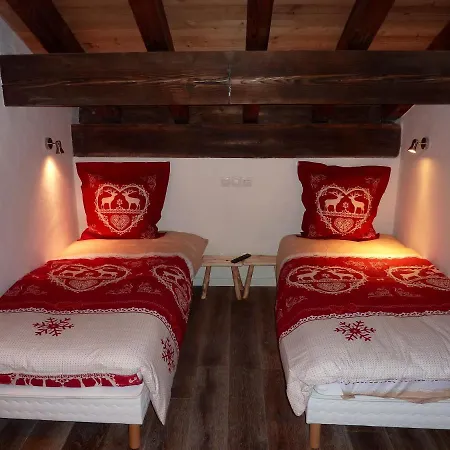 Cosy A Champagny En Vanoise Avec Sauna Et Vue Montagne 木屋 *